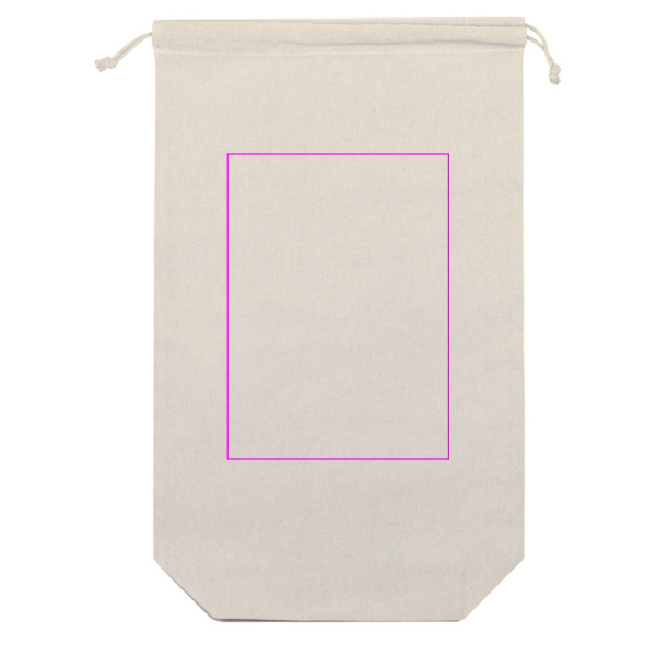 Cotton bread bag 140 g/m2 OLIVIERO: Print area 6 · DTF1