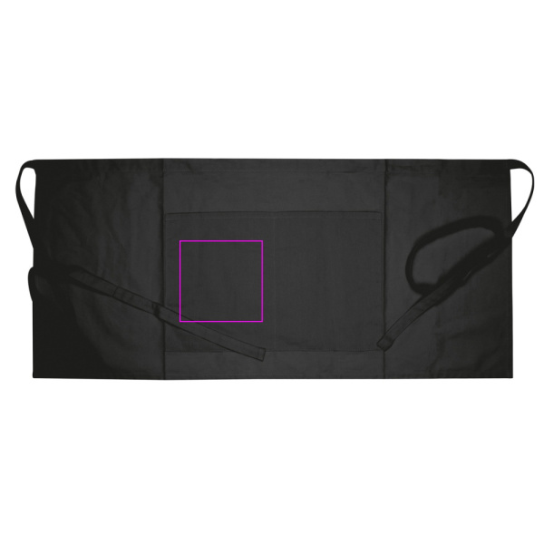 Tarjoilijan esiliina 180 g/m² RUPERT: Print area 1 · ST2