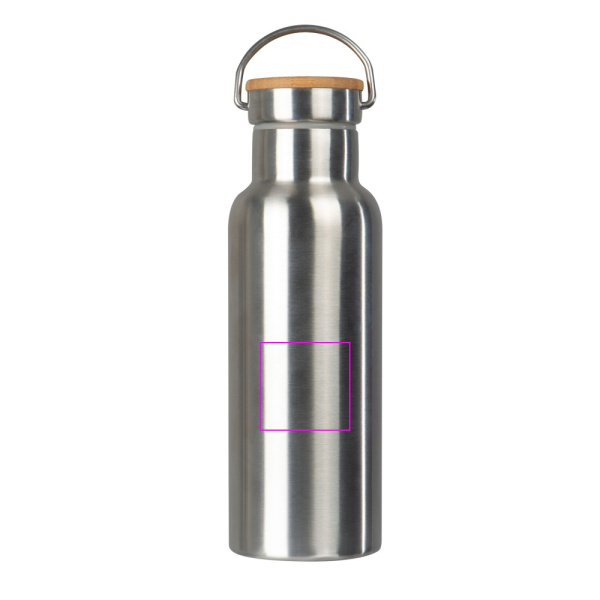 Plieninis termo butelis 500 ml EDOARDO: Print area 2 · L3
