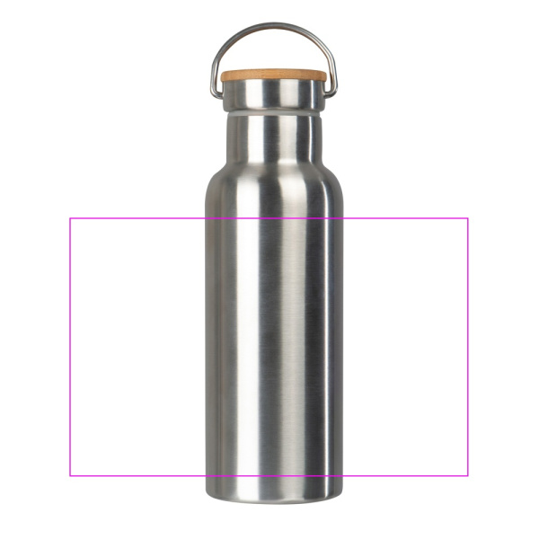 Plieninis termo butelis 500 ml EDOARDO: Print area 3 · S2