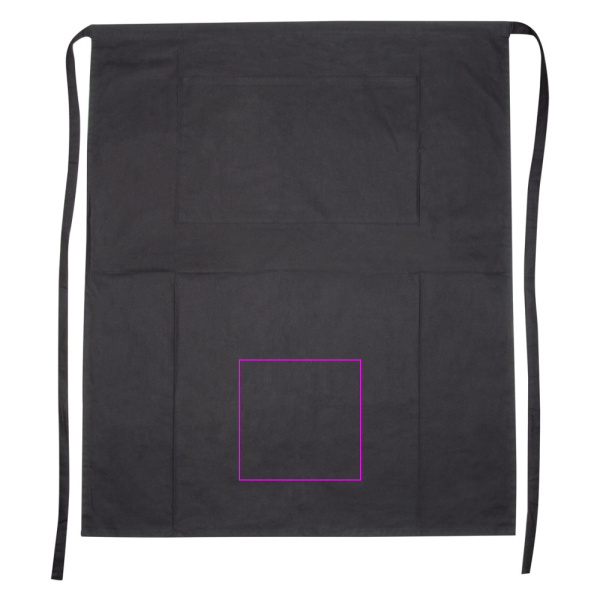 Padavėjo prijuostė 180 g/m² GERTRUD: Print area 2 · DTG3
