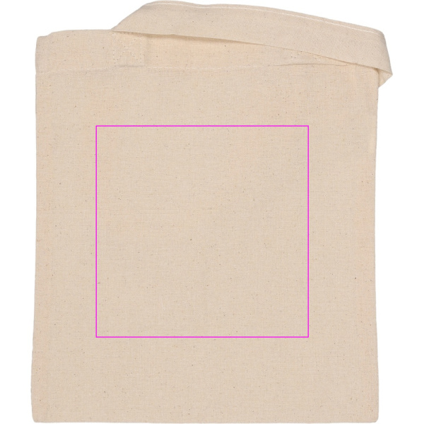 Maza kokvilnas soma ar īsiem rokturiem 140 g/m2 MARLENE: Print area 2 · ST1