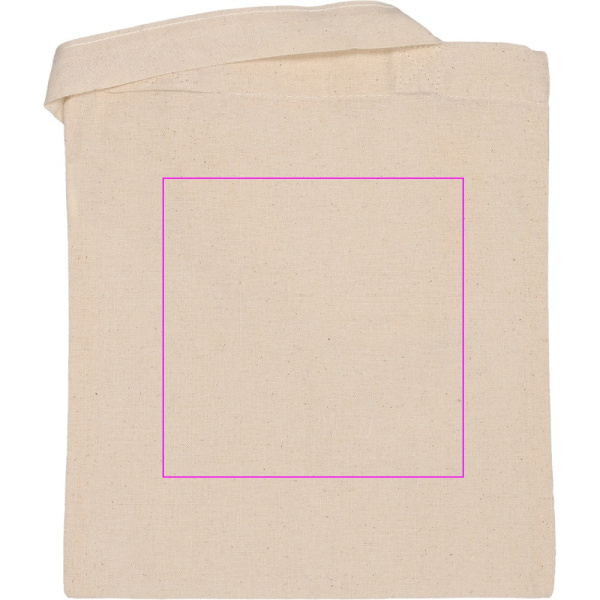 Maza kokvilnas soma ar īsiem rokturiem 140 g/m2 MARLENE: Print area 3 · DTF2