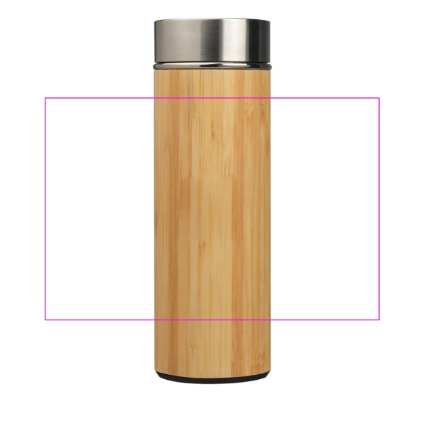 Bambusa pudele 350 ml RAMON: Print area 5 · S2