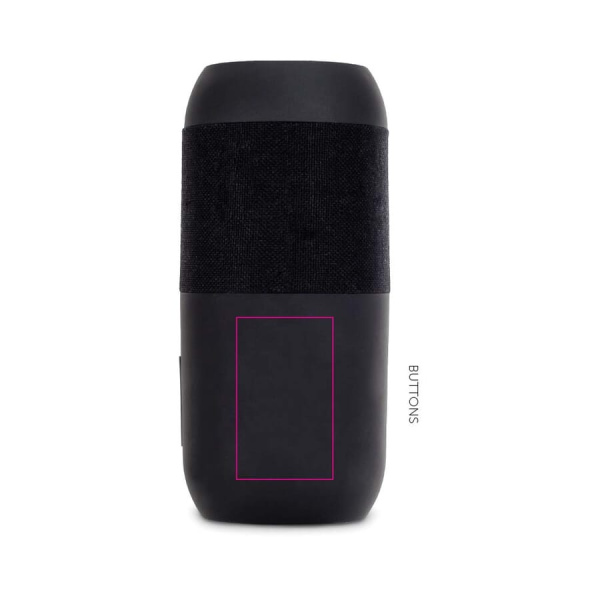 Wireless solar speaker torch 2x5W IPX6: vänster bredvid på/av-knappen