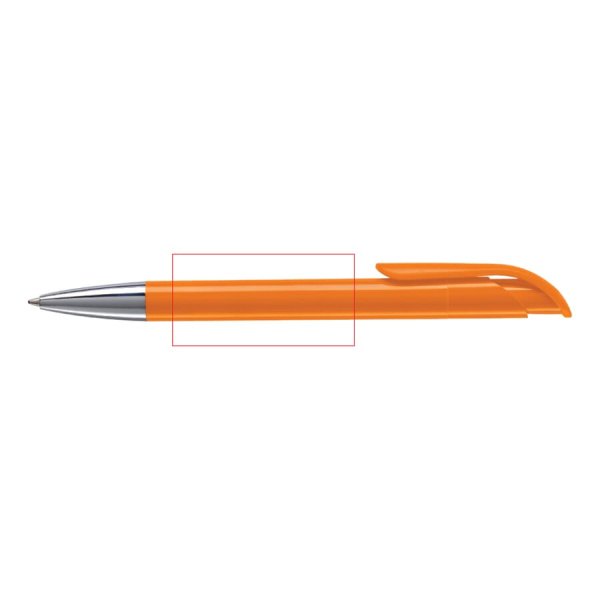 Atlas hard-colour metal tip -kuulakynä: 90° klipsistä