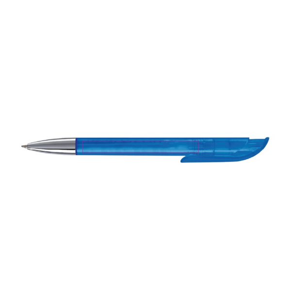 Ball pen Atlas transparent metal tip: 90° from the clip