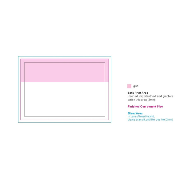 25 adhesive notes, 72x50 mm, full-colour: single-sheet printing