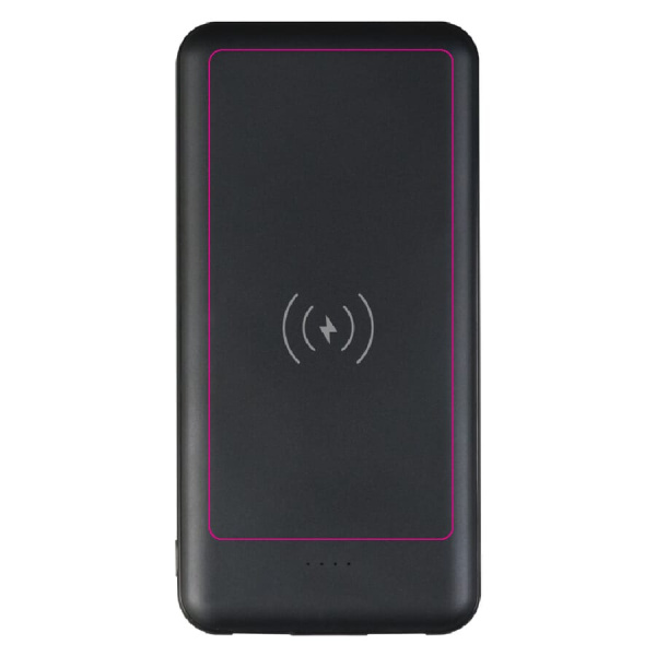 „Elite“ nešiojama baterija su belaidžiu įkrovikliu, 8000 mAh: viršutinė pusė