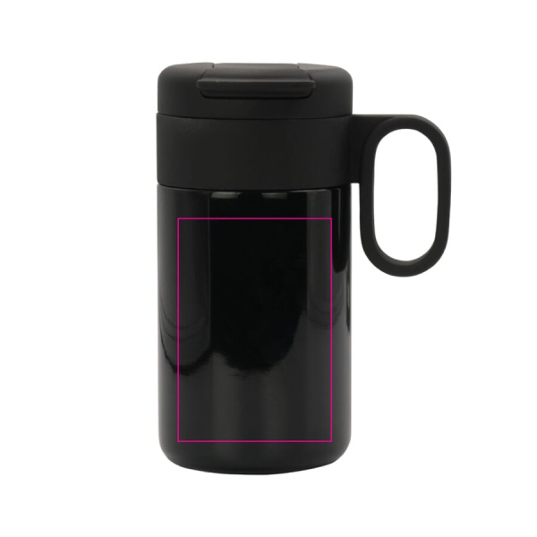 Termosas Flow su rankena 250 ml: kairėje nuo ausies