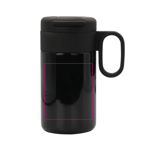 Termosas Flow su rankena 250 ml: kairėje nuo ausies