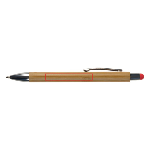 Penna New York Bambu med stylus: 90° från klämman
