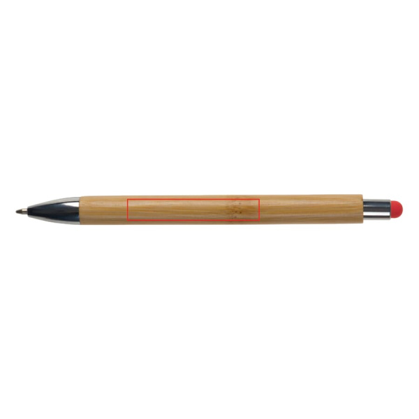 Penna New York Bambu med stylus: 180° från klämman