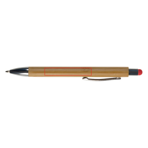Penna New York Bambu med stylus: 270° från klämman