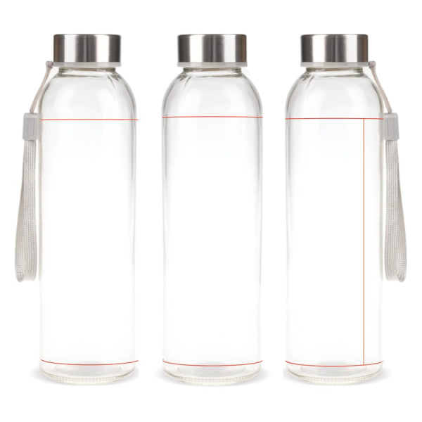 Vattenflaska i glas 500 ml: överallt