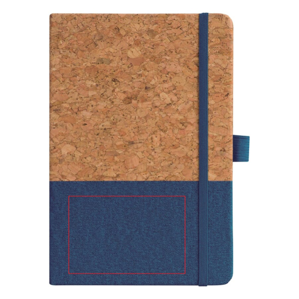 Cork notebook A5: front bottom