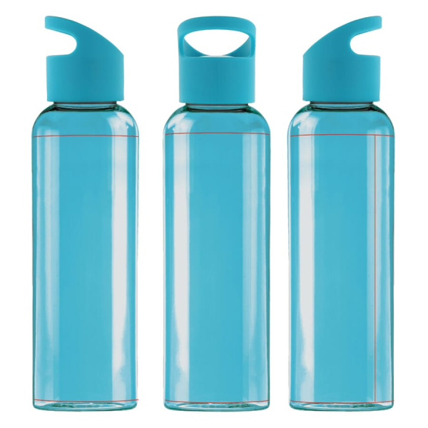 Ūdens pudele Loop R-PET 600 ml: Visapkārt