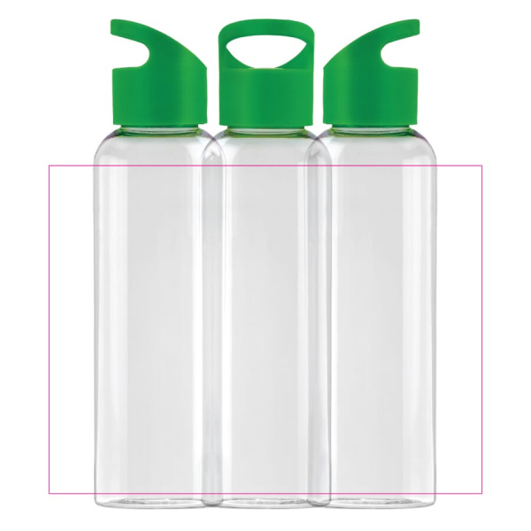 Veepudel Loop läbipaistev R-PET 600 ml: Ümberringi