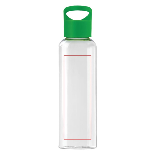 Veepudel Loop läbipaistev R-PET 600 ml: 1. külg