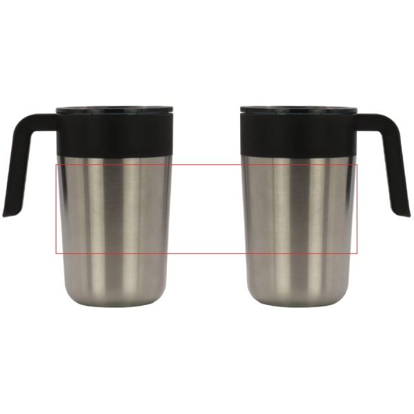 Topeltseinaga kohvikruus 400 ml: Ümberringi
