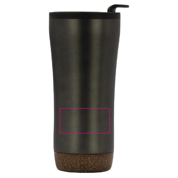 Kaksiseinäinen muki, korkkipohja 480 ml: puoli 1