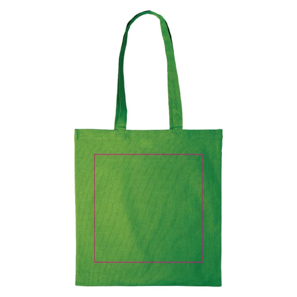 Recycled cotton bag 140g/m² 38x42 cm: side 2