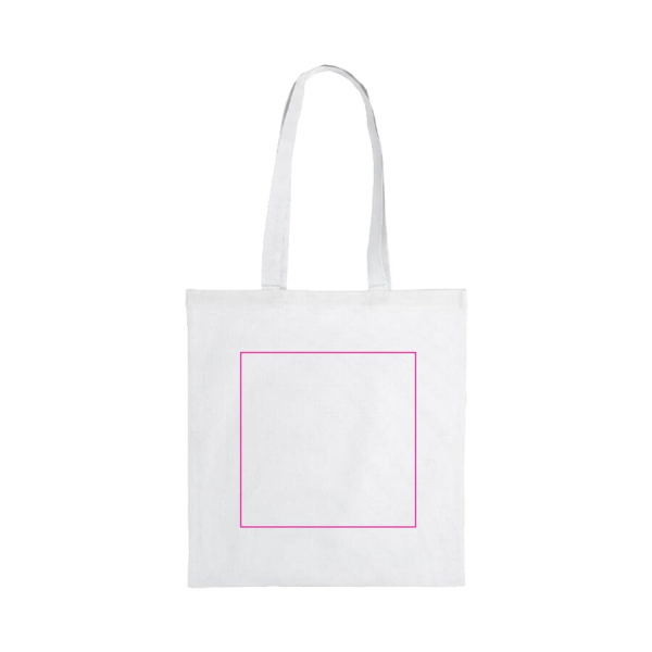 Recycled cotton bag 140g/m² 38x42 cm: side 1