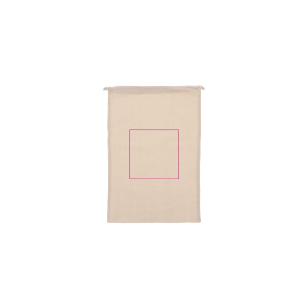 Presentpåse OEKO-TEX® bomull 140g/m² 30x45 cm: sida 1
