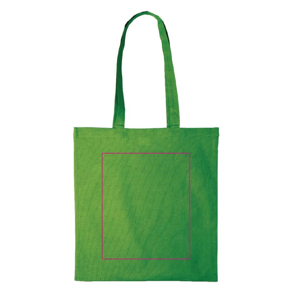 Recycled cotton bag 140g/m² 38x42 cm: side 2