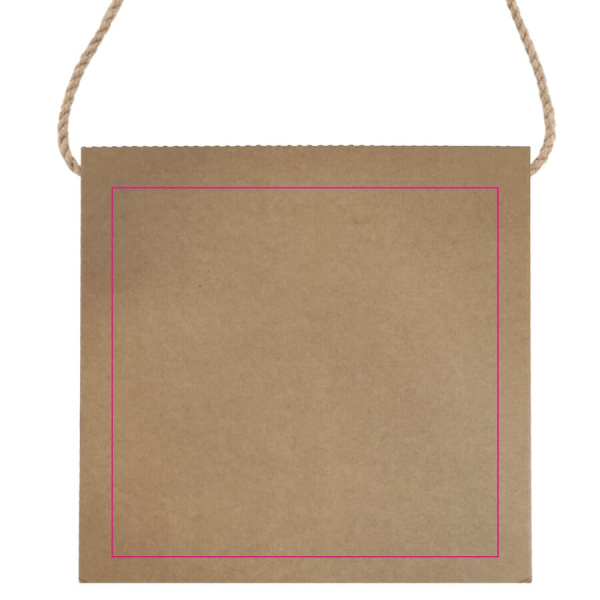 Pahvilaukku 35x35x11 cm: puoli 1