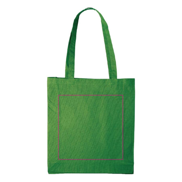 Återvunnen bomullspåse med bälg 140g/m² 38x10x42 cm: sida 2