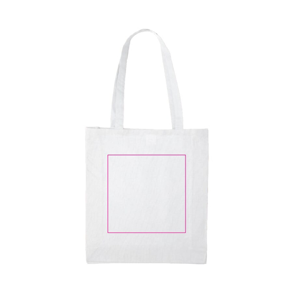 Återvunnen bomullspåse med bälg 140g/m² 38x10x42 cm: sida 2