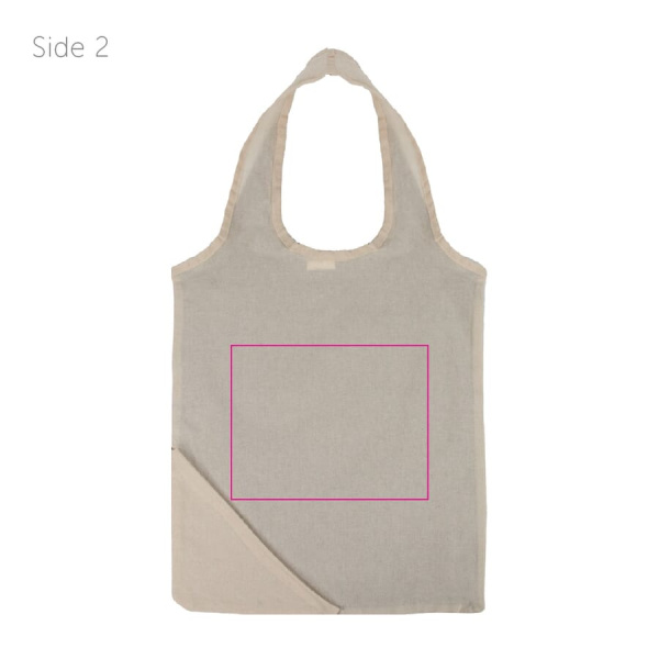 Einkaufstasche Recycelte Baumwolle OEKO-TEX® 140g/m² 38x42 cm: Seite 2