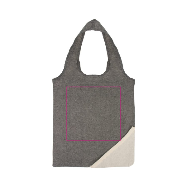Einkaufstasche Recycelte Baumwolle OEKO-TEX® 140g/m² 38x42 cm: Seite 1