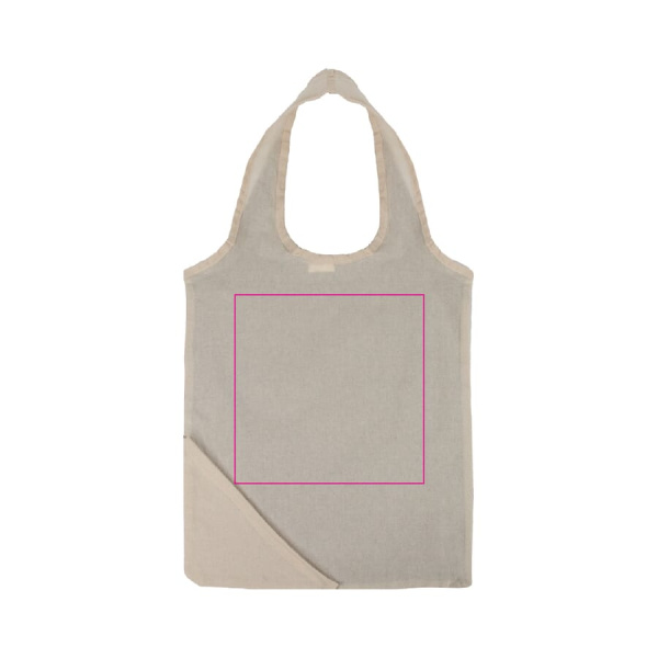 Einkaufstasche Recycelte Baumwolle OEKO-TEX® 140g/m² 38x42 cm: Seite 2