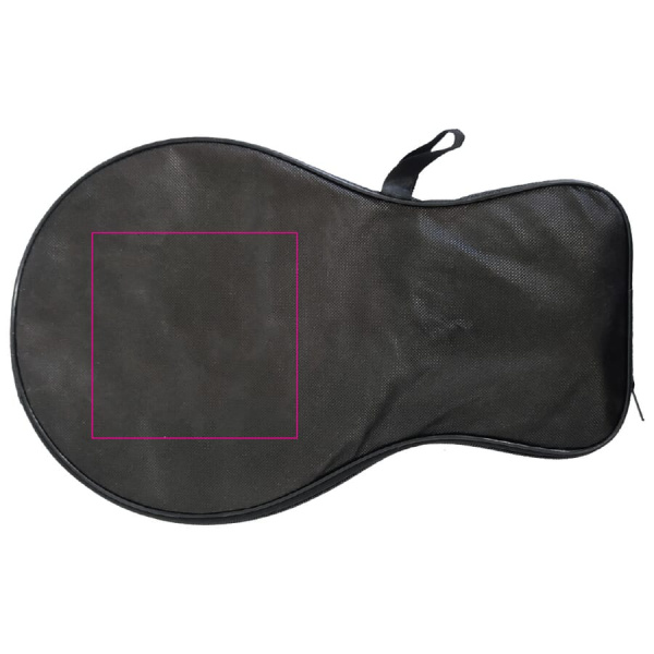 MDF Beach Tennis with chess surface: pouch side 1