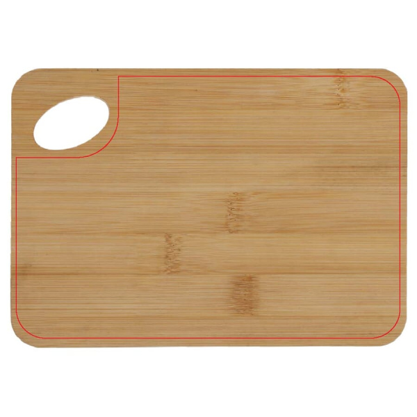 Bamboo Cutting board 15x22x1 cm: Top side