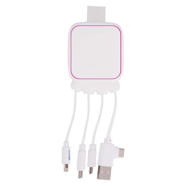 3192 | Xoopar Octopus Gamma 2 Powerbank with Bio Charging cable 3000mAh: side 1