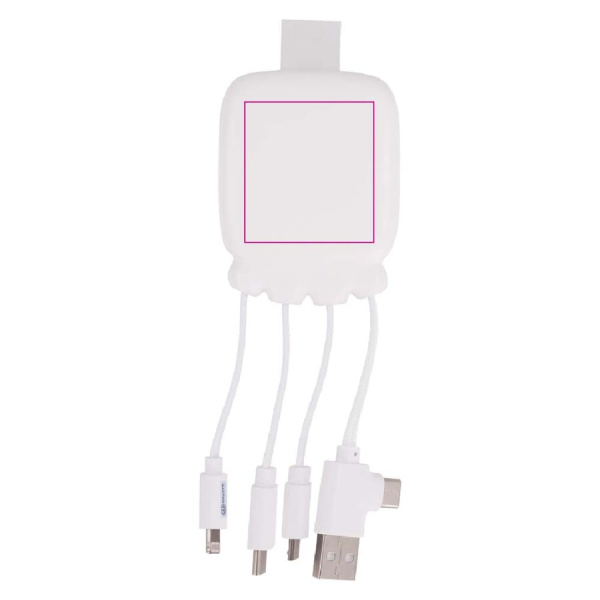 3192 | Xoopar Octopus Gamma 2 Powerbank with Bio Charging cable 3000mAh: side 1