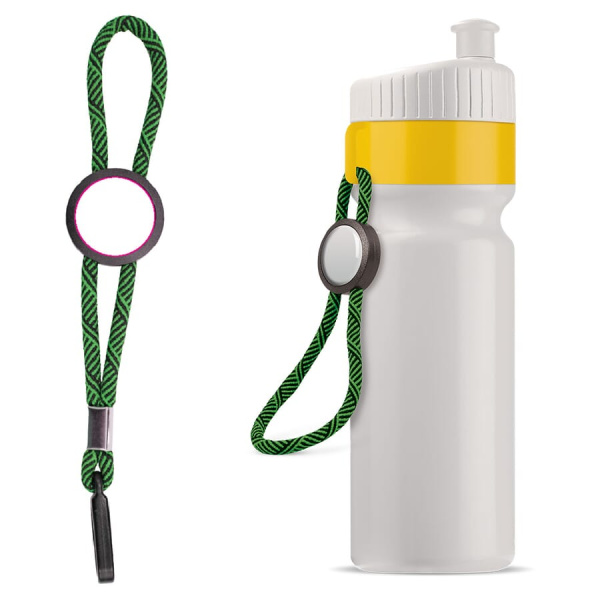Spordipudel ääre ja nööriga 750 ml: pildil