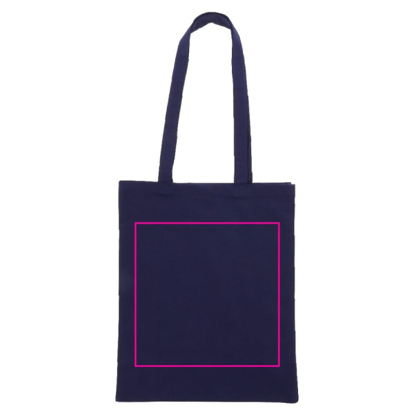 Shoulder bag cotton canvas OEKO-TEX® 280g/m² 32x13x40 cm: side 1