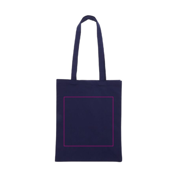 Shoulder bag cotton canvas OEKO-TEX® 280g/m² 32x13x40 cm: side 1