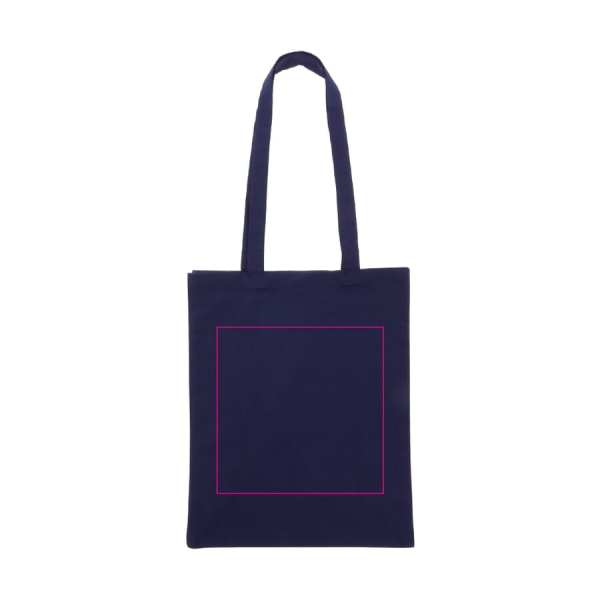 Shoulder bag cotton canvas OEKO-TEX® 280g/m² 32x13x40 cm: side 2