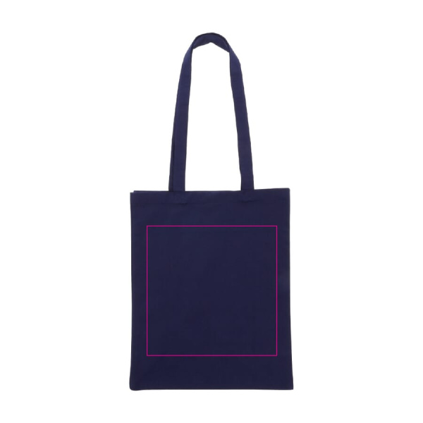 Shoulder bag cotton canvas OEKO-TEX® 280g/m² 32x13x40 cm: side 2