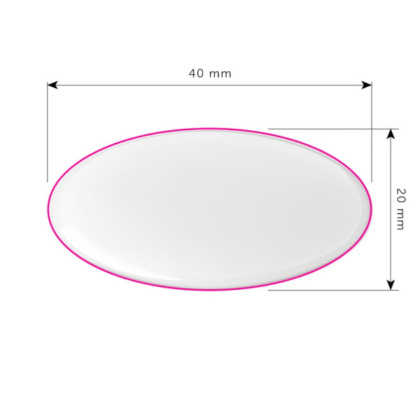 Doming Oval 40x20 mm: sida 1