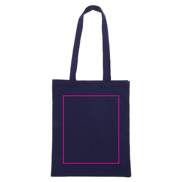 Shoulder bag cotton canvas OEKO-TEX® 280g/m² 32x13x40 cm: side 1