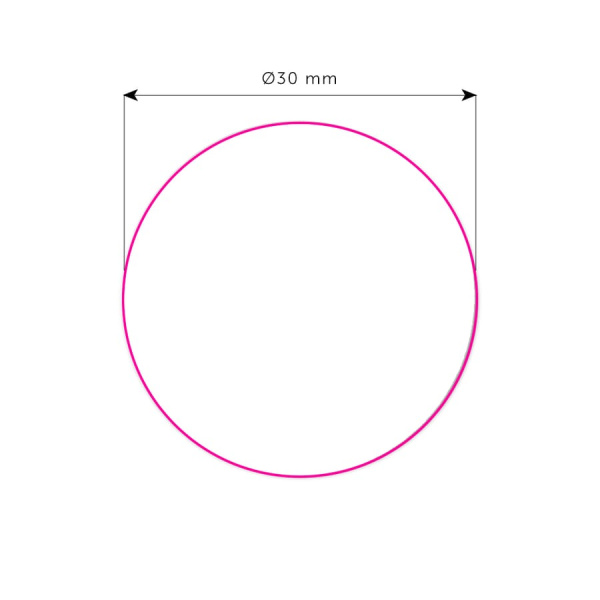 Vinyl Sticker Round Ø 30 mm: side 1