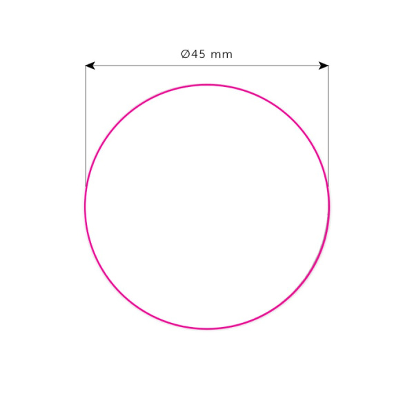 Vinüülkleebis ümmargune Ø 45 mm: 1. külg