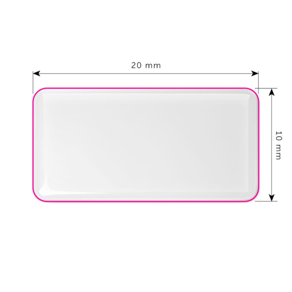 Doming Rektangel 20x10 mm: sida 1