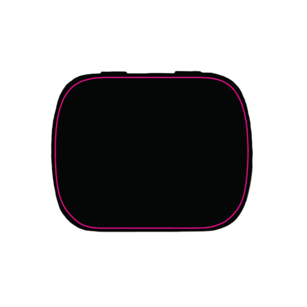 Mini tin peppermint box: on the lid